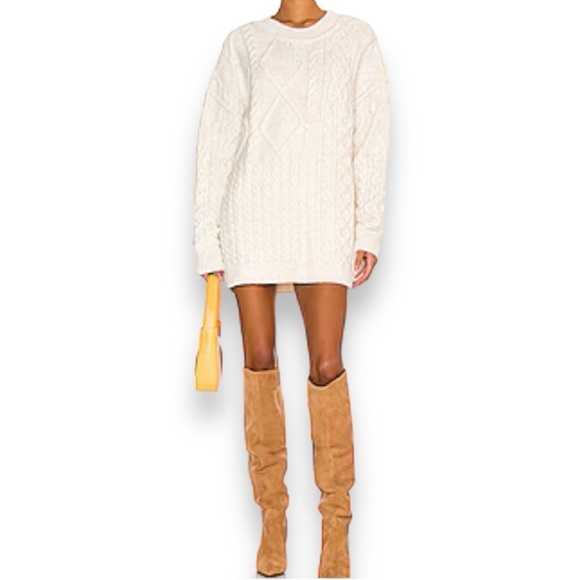 Free People Leslie Cable Knit Sweater - Picture 1 of 8